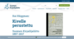 Desktop Screenshot of kirjailijaliitto.fi